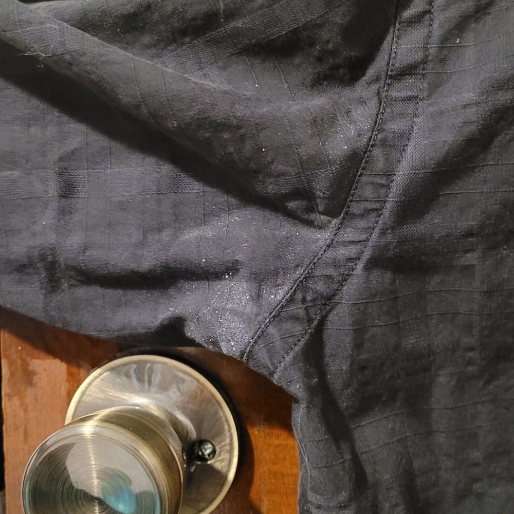 Navy textured l/s button down Tommy Hilfiger shirt mens size L! - Picture 5 of 6
